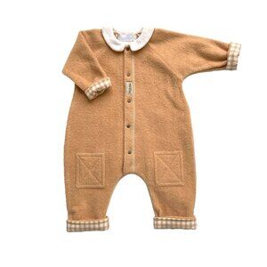 French Terry Boucle Coverall Size 12 Months Unisex New Condition